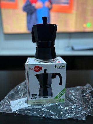 Cafetera Italiana WeCook Luccia Negra