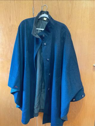 Capa Loden Sport T42 Azul Marino interior verde