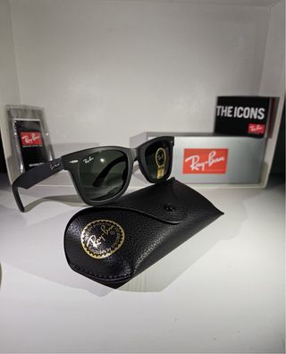 Occhiali Ray Ban Wayfarer Nero Opaco