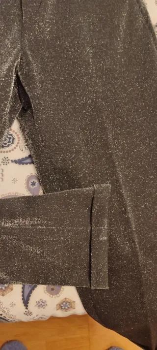 Pantaloni Liu Jo neri con riflessi dorati