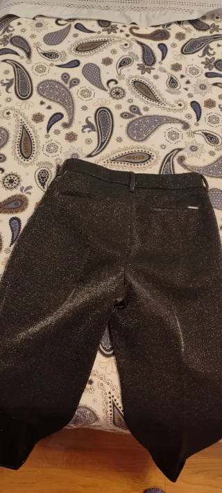 Pantaloni Liu Jo neri con riflessi dorati