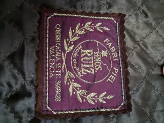 Abrigo de piel marrón