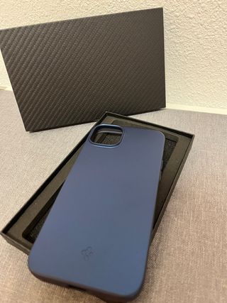 Custodia Spigen iPhone 14 Plus Blu Navy