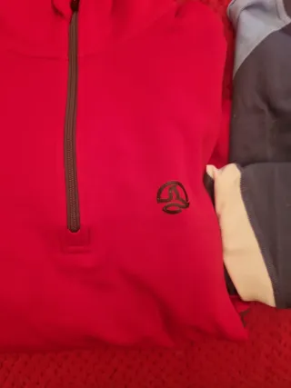Trenua Camisetas Deportivas (Azul/Rojo)