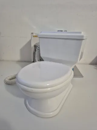 Telefono fisso a forma di water nuovo