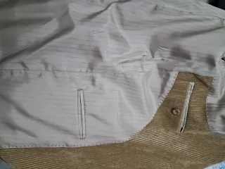 Chaqueta de pana beige