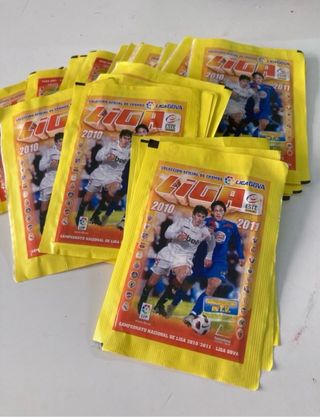 25 Sobres Cromos Liga BBVA 2010-2011