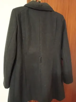 Abrigo señora gris oscuro