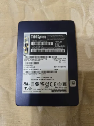 SSD Lenovo ThinkSystem 2-2TB 5-1TB 2-480GB tot 9pz