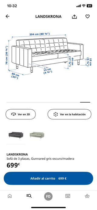 Sofás IKEA LANDSKRONA