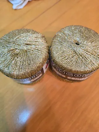 Hilo dorado Pingouin Esmeralda