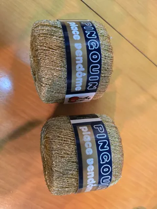 Hilo dorado Pingouin Esmeralda