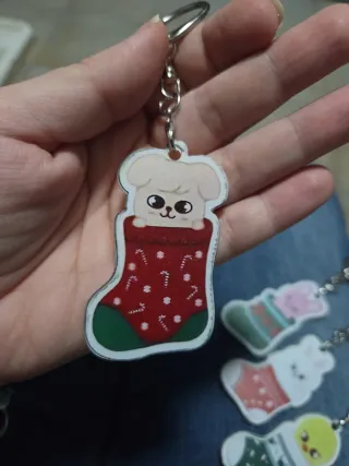 Stray Kids Christmas Keyrings