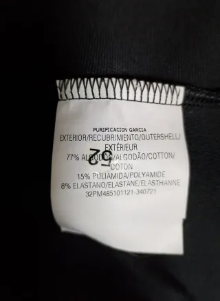 Falda Purificación García Negra Cremalleras