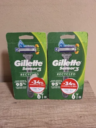 Gillette Sensor 3 Recycled x2