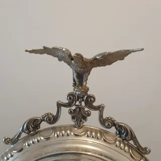 Set Candelabri e Orologio Pedro Dura in argento sterling