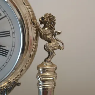 Set Candelabri e Orologio Pedro Dura in argento sterling