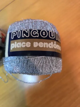 Hilo plateado Pingouin Esmeralda