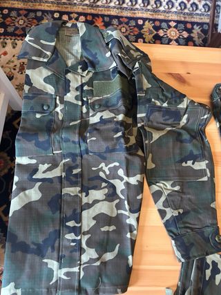 Conjunto Camuflaje Boscoso Verde