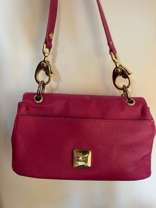 Bolso Moschino Piel Sintética Rosa Dorado