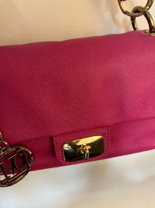Bolso Moschino Piel Sintética Rosa Dorado