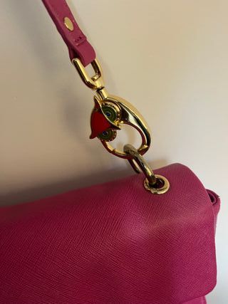 Bolso Moschino Piel Sintética Rosa Dorado