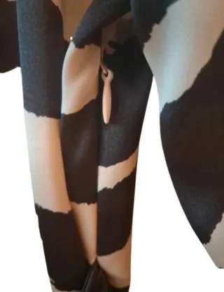 Vestido Zara estampado cebra