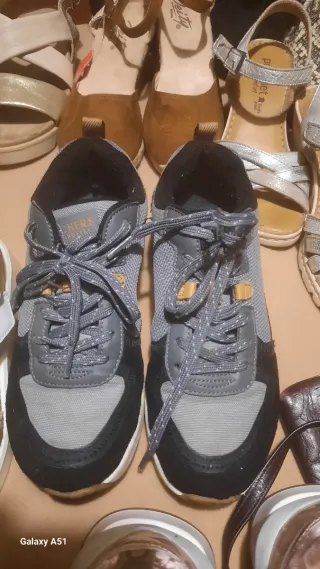 Sandalias, botas cuero y cuero pañuelo, bolsos...