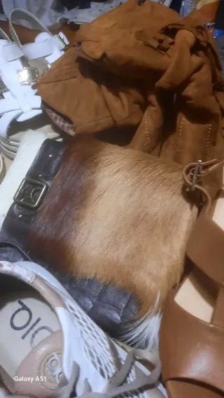 Sandalias, botas cuero y cuero pañuelo, bolsos...