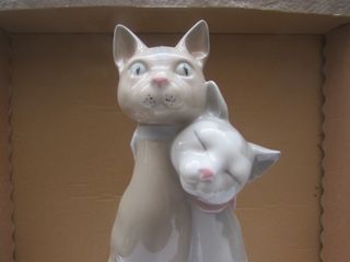 Coppia di gatti in porcellana - Forse Lladró?