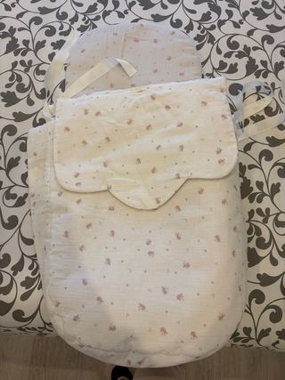 Sacco reversibile per fasciatoio a fiori