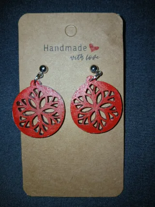 Pendientes Madera Hechos a Mano