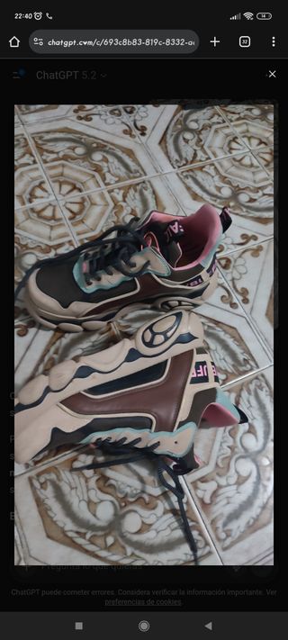 Zapatillas Buffalo Beige y Marrón