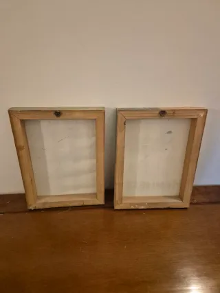 2 Quadri Pubblicitari Tela Bar Pizzeria