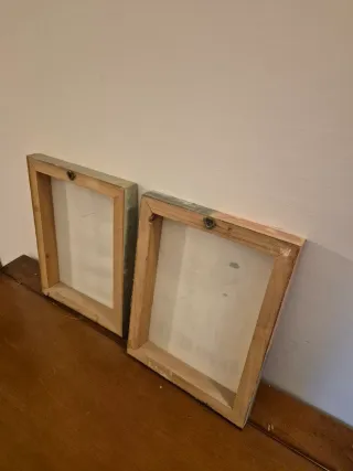 2 Quadri Pubblicitari Tela Bar Pizzeria