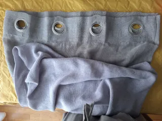 Tende in tessuto con occhielli