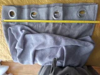 Tende in tessuto con occhielli