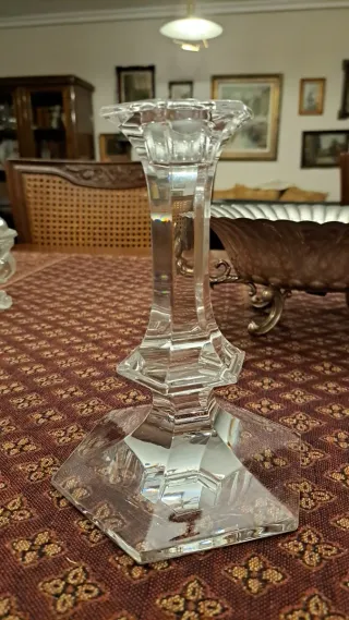 2 Candelabri in Cristallo Val Saint Lambert