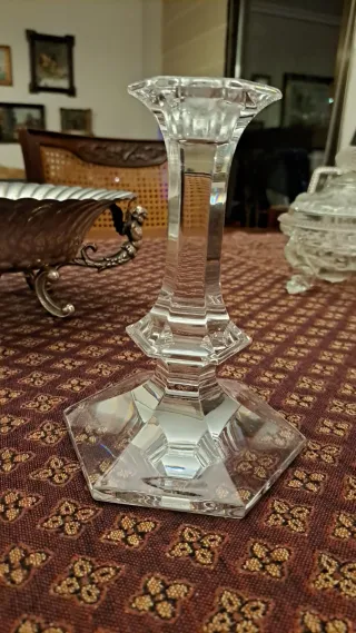 2 Candelabri in Cristallo Val Saint Lambert