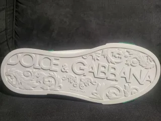 Zapatillas Dolce & Gabbana Blancas y Verdes