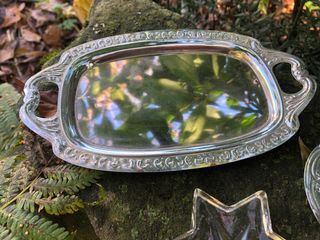 Set 2 vassoi e portacandele