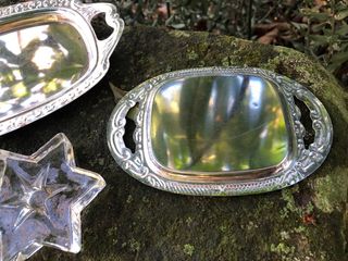 Set 2 vassoi e portacandele