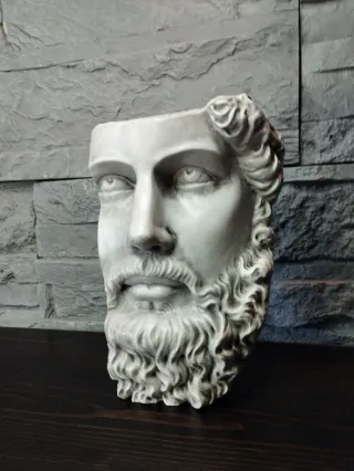 Statua Design Volto Zeus