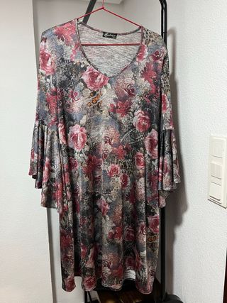Vestido Bochic Talla XXXL Estampado Floral