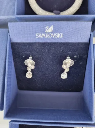 2 Conjuntos de Joyas Swarovski Plata