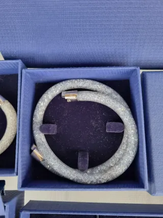 2 Conjuntos de Joyas Swarovski Plata