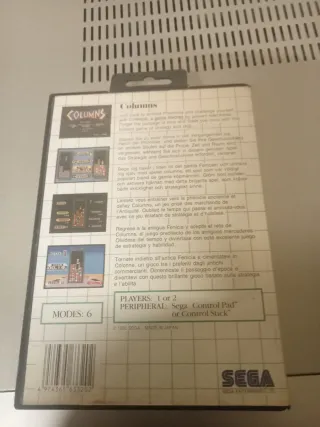 Juego Sega Columns Puzzle