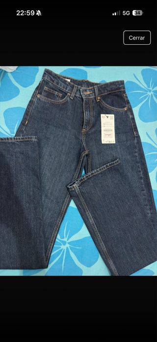 Jeans Zara Azul Talla 36
