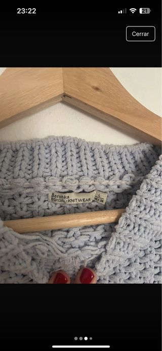 Jersey Celeste Bershka