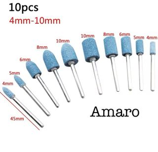 10 Acessórios/Pedras de Moagem/Polimento para Drem